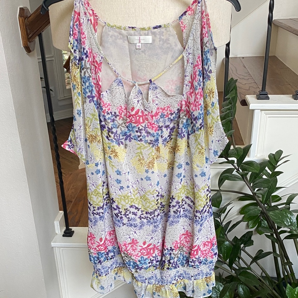Floral Multicolor Women's Top